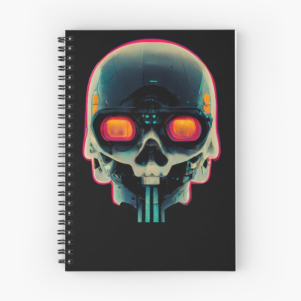 Item preview, robot skull war machine designed and sold by zebia.
