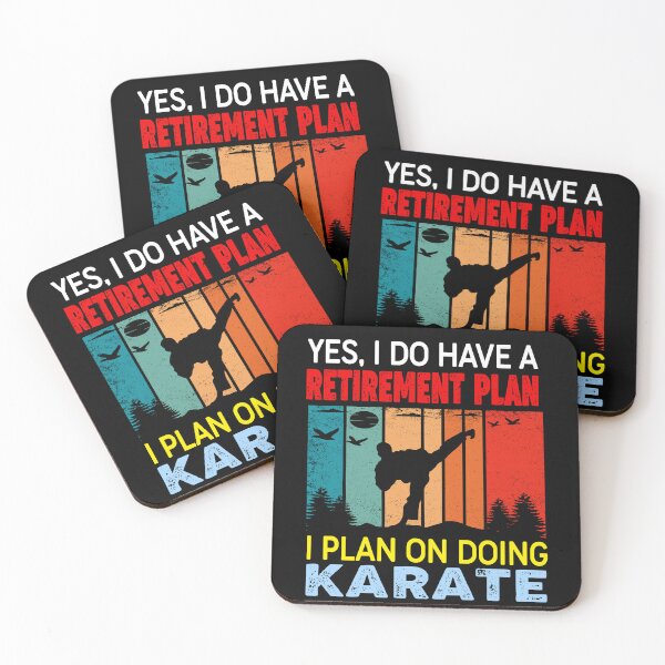 Item preview, Yes, I Do Have a Retirement Plan. I Plan on Doing Karate! Funny Karate Instructor Design For A Karate Lover designed and sold by TheKarateStore.