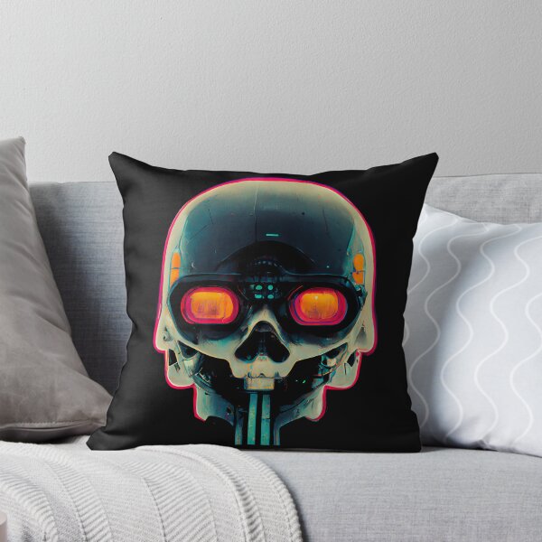 Item preview, robot skull war machine designed and sold by zebia.