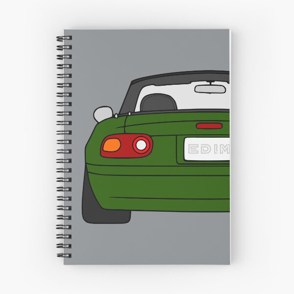 Item preview, Mazda Miata MX-5 rearview green color designed and sold by EdimDesign.