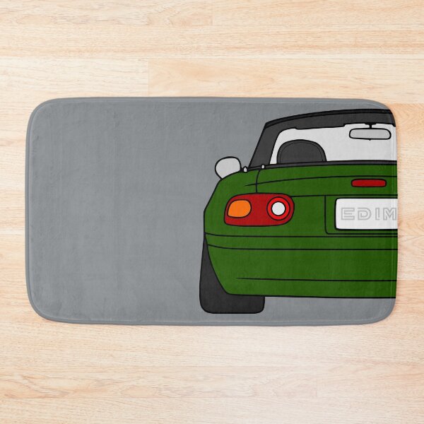 Item preview, Mazda Miata MX-5 rearview green color designed and sold by EdimDesign.