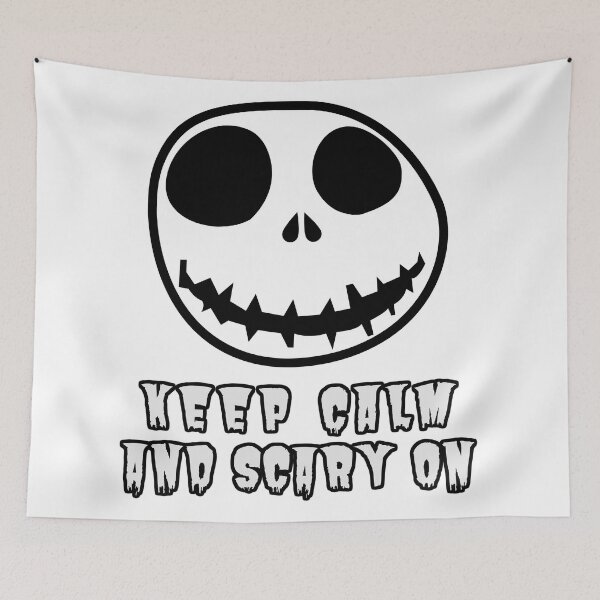 Item preview, Keep Calm & Scary On - Funny Halloween designed and sold by hijackhippo.