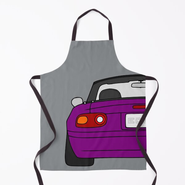 Item preview, Mazda Miata MX-5 rearview merlot mica purple color designed and sold by EdimDesign.