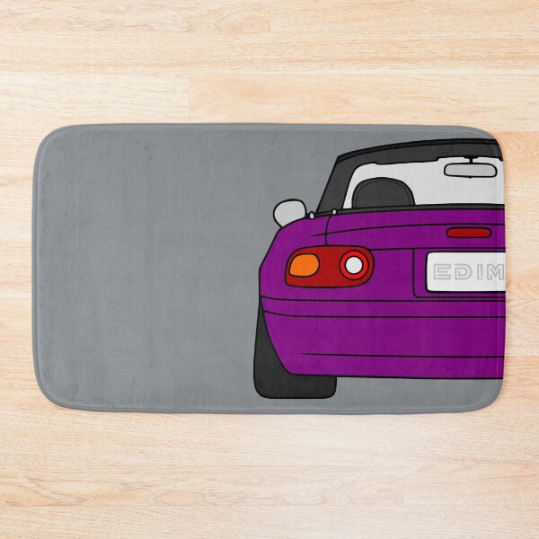 Item preview, Mazda Miata MX-5 rearview merlot mica purple color designed and sold by EdimDesign.