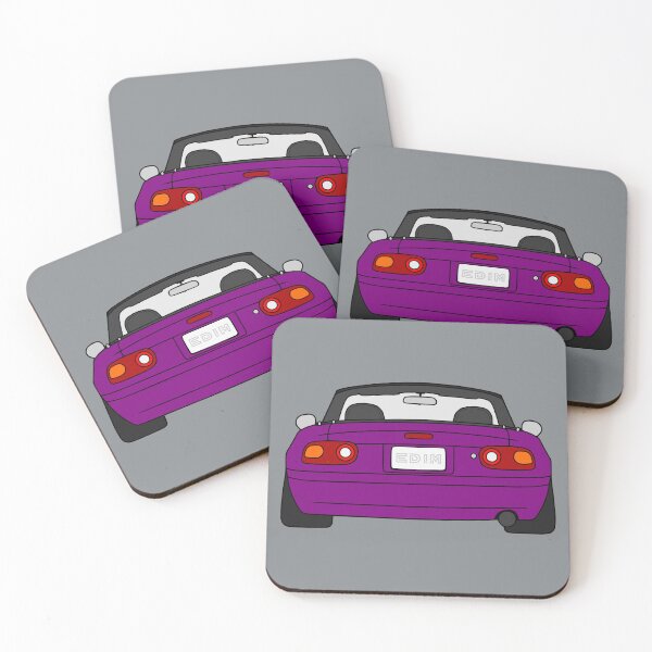 Item preview, Mazda Miata MX5 NA rear merlot mica purple color designed and sold by EdimDesign.