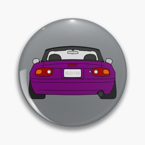Item preview, Mazda Miata MX5 NA rear merlot mica purple color designed and sold by EdimDesign.