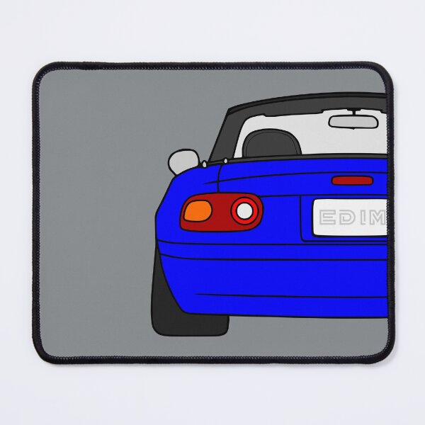 Item preview, Mazda Miata MX-5 rearview light blue color designed and sold by EdimDesign.