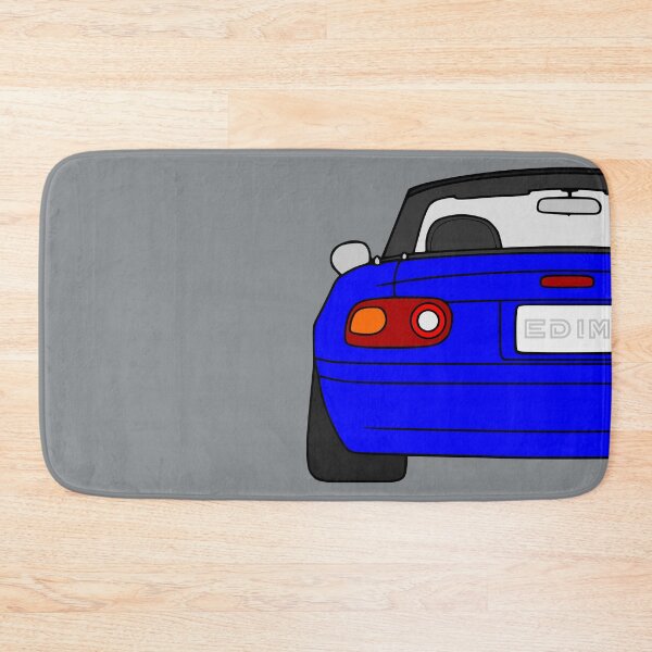 Item preview, Mazda Miata MX-5 rearview light blue color designed and sold by EdimDesign.