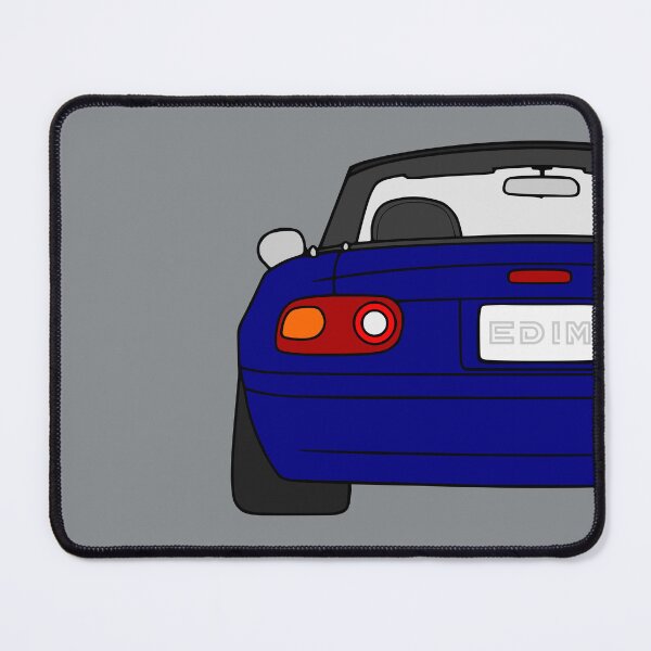 Item preview, Mazda Miata MX-5 rearview dark blue color designed and sold by EdimDesign.