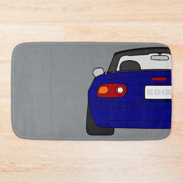 Item preview, Mazda Miata MX-5 rearview dark blue color designed and sold by EdimDesign.