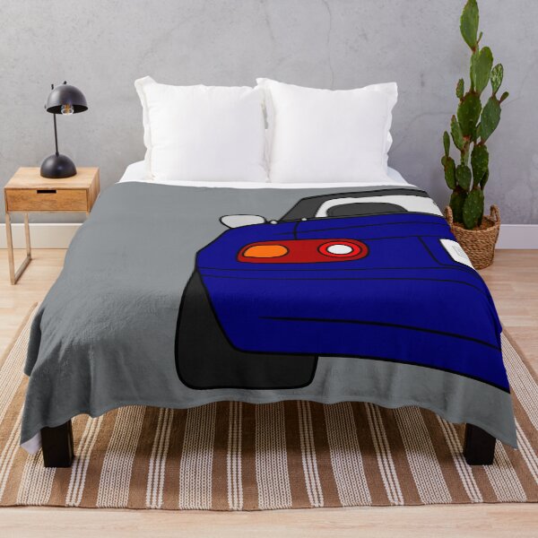 Item preview, Mazda Miata MX-5 rearview dark blue color designed and sold by EdimDesign.