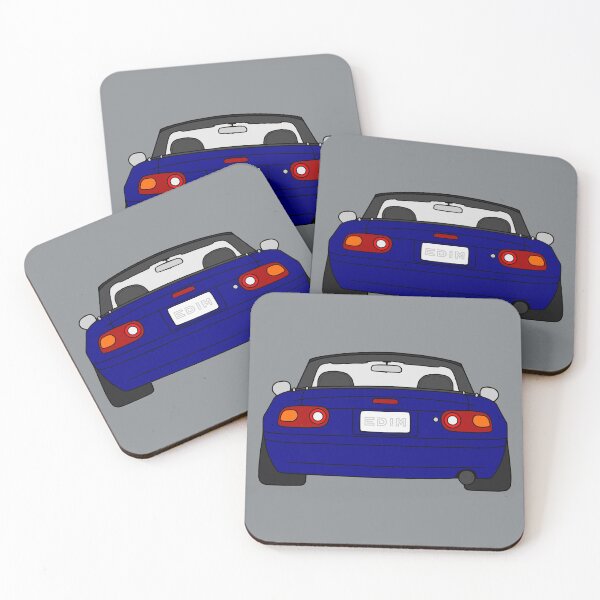 Item preview, Mazda Miata MX5 NA rear dark blue color designed and sold by EdimDesign.