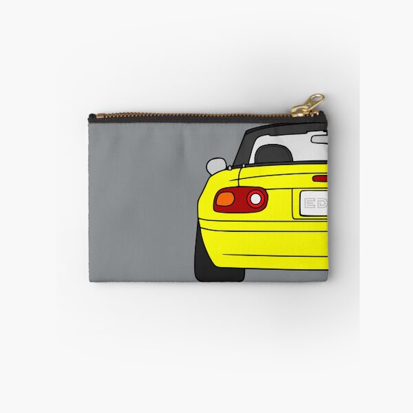 Item preview, Mazda Miata MX-5 rearview sunburst yellow color designed and sold by EdimDesign.