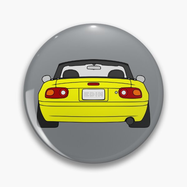 Item preview, Mazda Miata MX5 NA rear sunburst yellow color designed and sold by EdimDesign.