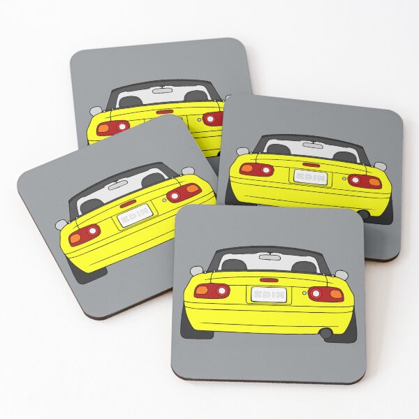 Item preview, Mazda Miata MX5 NA rear sunburst yellow color designed and sold by EdimDesign.