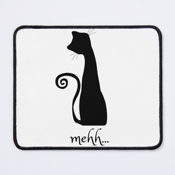 Item preview, Siamese Cat Meh ,black cat , Black Halloween cat cute designed and sold by ZqkDesign.