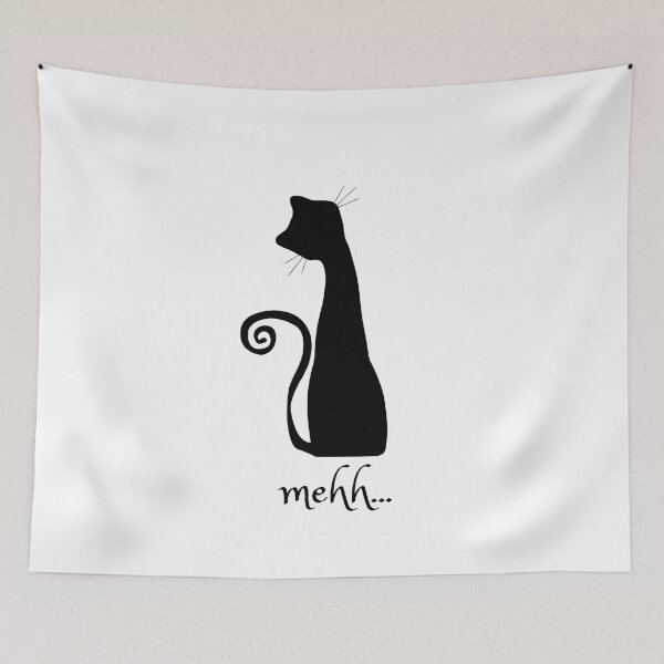 Item preview, Siamese  Cat Meh ,black cat ,  Black Halloween cat cute designed and sold by ZqkDesign.