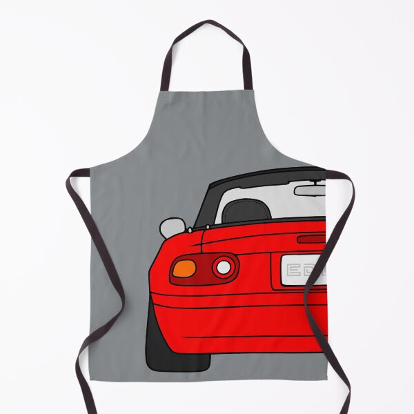 Item preview, Mazda Miata MX-5 rearview classic red color designed and sold by EdimDesign.