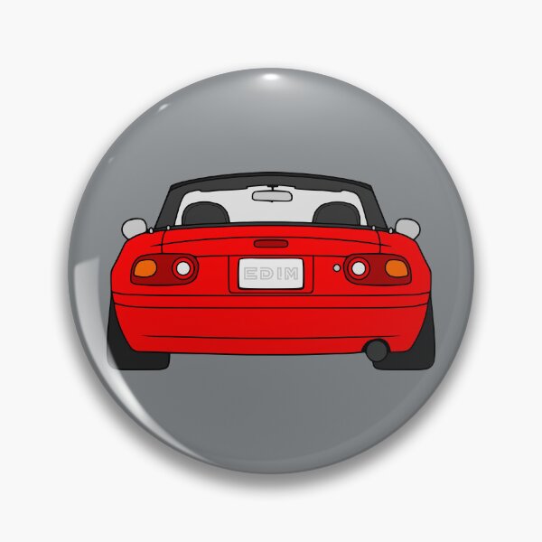 Item preview, Mazda Miata MX5 NA rear classic red color designed and sold by EdimDesign.
