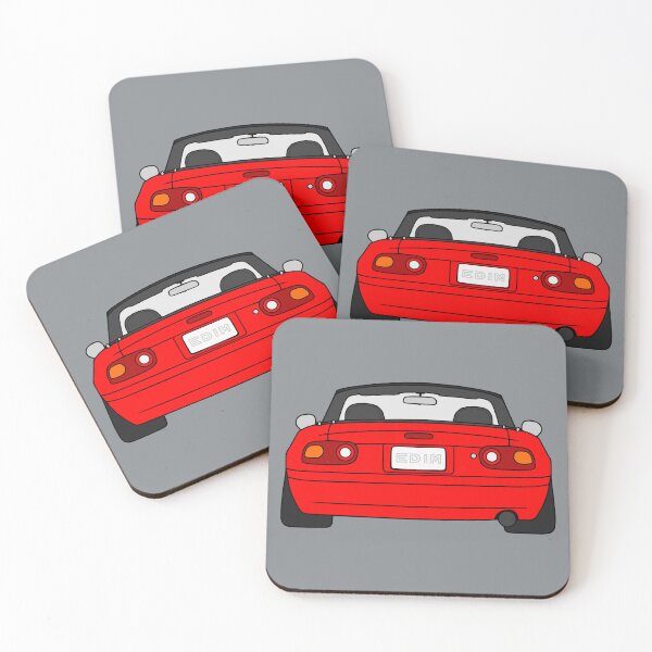 Item preview, Mazda Miata MX5 NA rear classic red color designed and sold by EdimDesign.