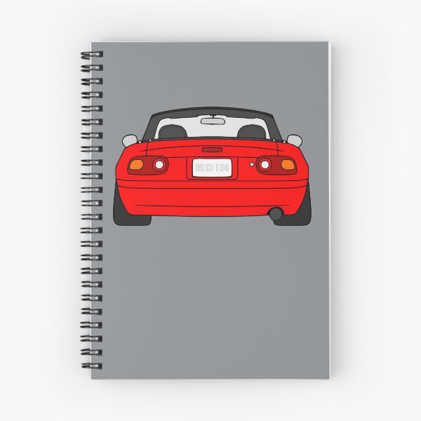 Item preview, Mazda Miata MX5 NA rear classic red color designed and sold by EdimDesign.