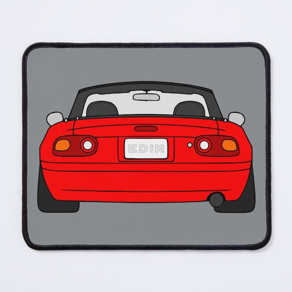 Item preview, Mazda Miata MX5 NA rear classic red color designed and sold by EdimDesign.