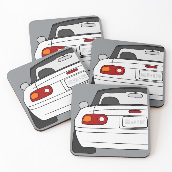 Item preview, Mazda Miata MX-5 rearview white color designed and sold by EdimDesign.