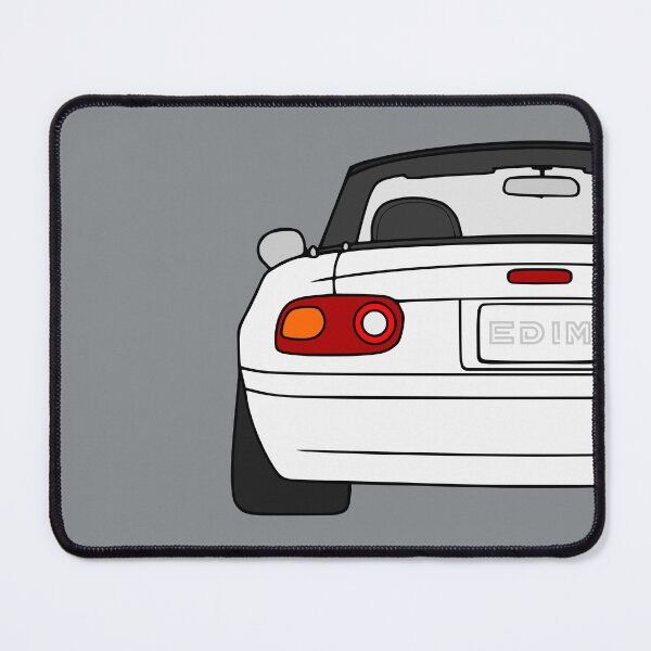 Item preview, Mazda Miata MX-5 rearview white color designed and sold by EdimDesign.