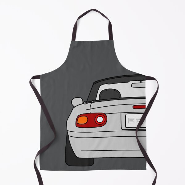 Item preview, Mazda Miata MX-5 rearview silver color designed and sold by EdimDesign.