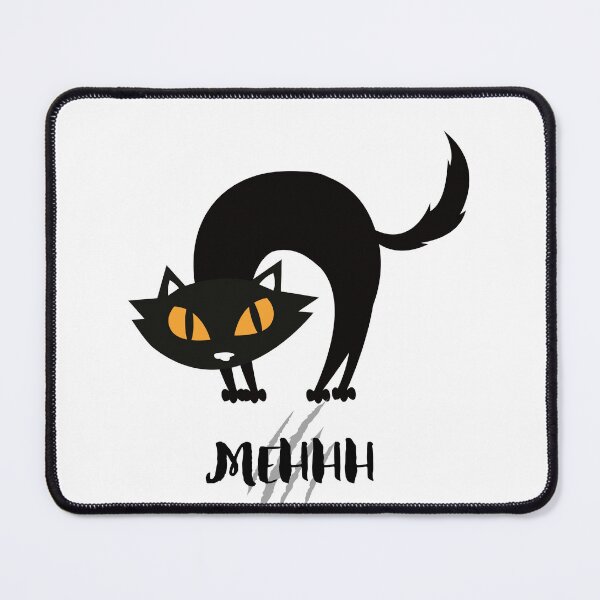 Item preview, Siamese Cat Meh ,black cat , Black Halloween cat cute designed and sold by ZqkDesign.
