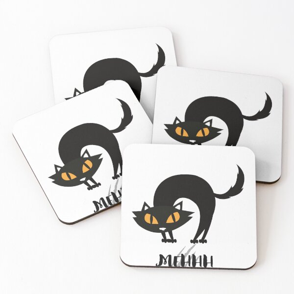 Item preview, Siamese  Cat Meh ,black cat ,  Black Halloween cat cute designed and sold by ZqkDesign.