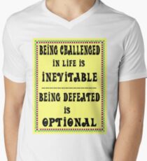 SAYINGS : Paths of Life Print Men's V-Neck T-Shirt