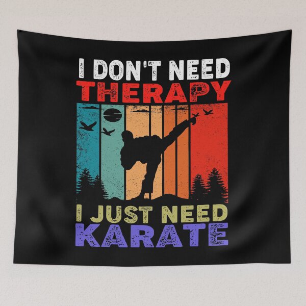 Item preview, I Don´t Need Therapy. I Just Need Karate! Funny Karate Instructor Design For A Karate Lover designed and sold by TheKarateStore.