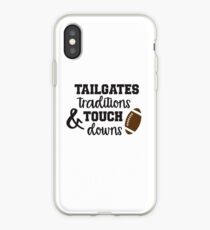 Vinilo o funda para iPhone Tailgates Traditions & Touchdowns