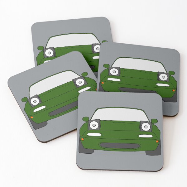 Item preview, Mazda Miata MX-5 NA front green color designed and sold by EdimDesign.