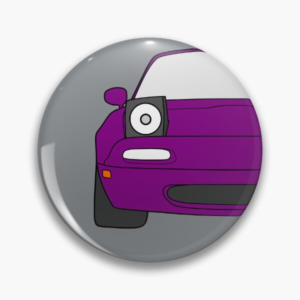 Item preview, Mazda Miata MX-5 NA front merlot mica purple color designed and sold by EdimDesign.