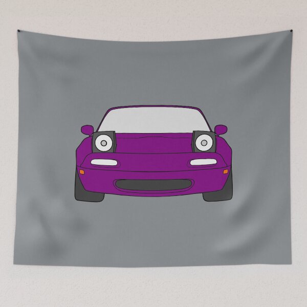 Item preview, Mazda Miata MX-5 NA front merlot mica purple color designed and sold by EdimDesign.