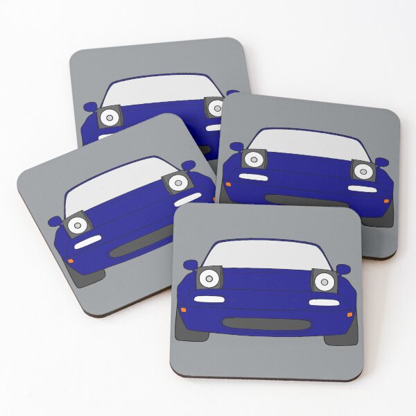 Item preview, Mazda Miata MX-5 NA front dark blue color designed and sold by EdimDesign.