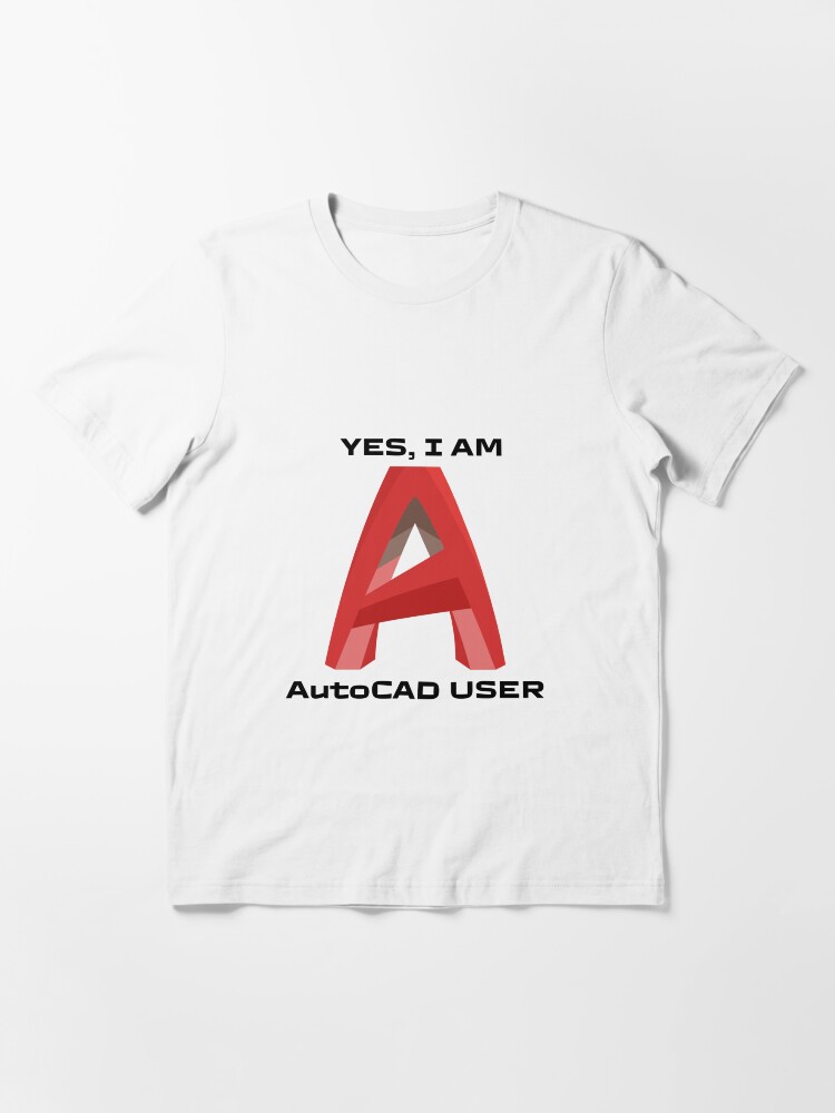 AUTOCAD PROFISSIONAL , NEW AUTOCAD DESIGN , T shirt Autocad design & CLEAN  SIMPLE DESIGN AUTOCAD SHIRT | Essential T-Shirt