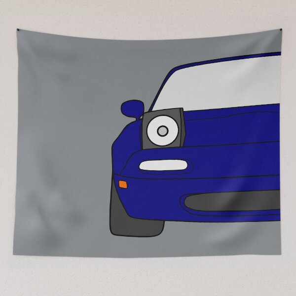 Item preview, Mazda Miata MX-5 NA front dark blue color designed and sold by EdimDesign.