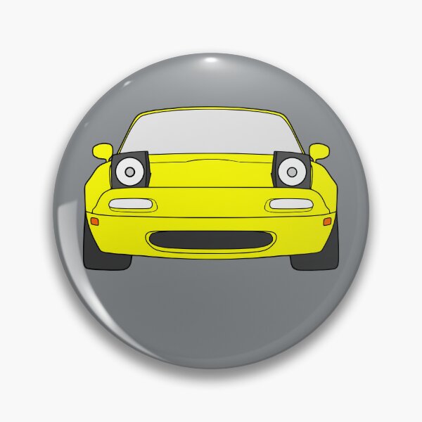 Item preview, Mazda Miata MX-5 NA front sunburst yellow color designed and sold by EdimDesign.