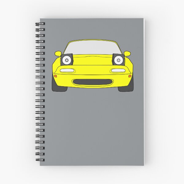 Item preview, Mazda Miata MX-5 NA front sunburst yellow color designed and sold by EdimDesign.