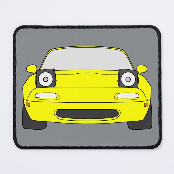 Item preview, Mazda Miata MX-5 NA front sunburst yellow color designed and sold by EdimDesign.