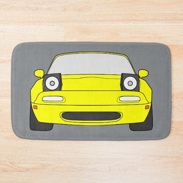 Item preview, Mazda Miata MX-5 NA front sunburst yellow color designed and sold by EdimDesign.