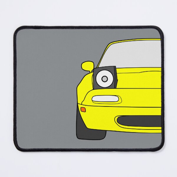 Item preview, Mazda Miata MX-5 NA front sunburst yellow color designed and sold by EdimDesign.