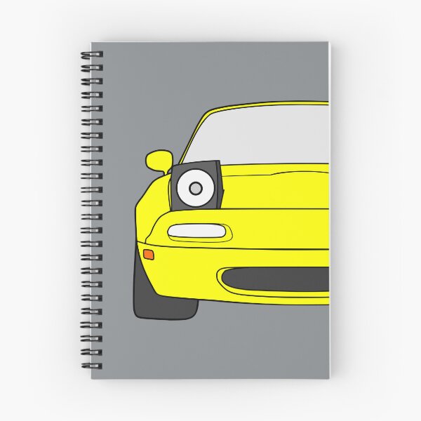 Item preview, Mazda Miata MX-5 NA front sunburst yellow color designed and sold by EdimDesign.