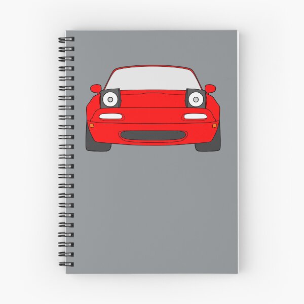Item preview, Mazda Miata MX-5 NA front classic red color designed and sold by EdimDesign.