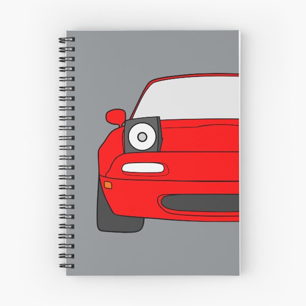 Item preview, Mazda Miata MX-5 NA front classic red color designed and sold by EdimDesign.