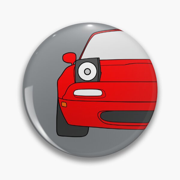 Item preview, Mazda Miata MX-5 NA front classic red color designed and sold by EdimDesign.