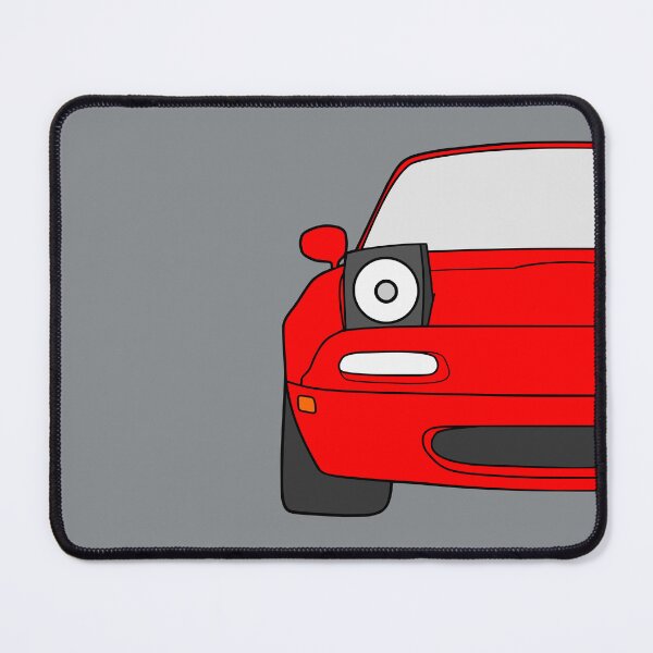 Item preview, Mazda Miata MX-5 NA front classic red color designed and sold by EdimDesign.